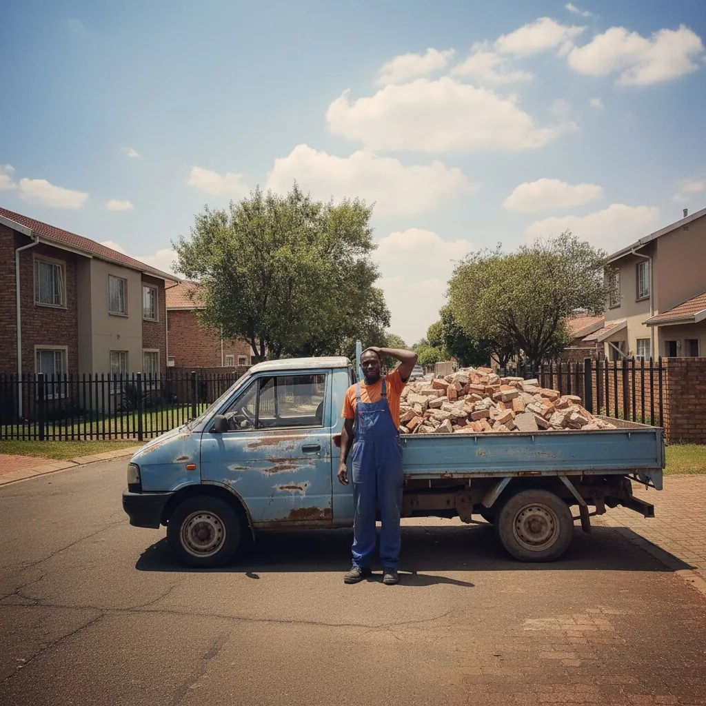 Rubble removal job in Roodepoort — recent project 1
