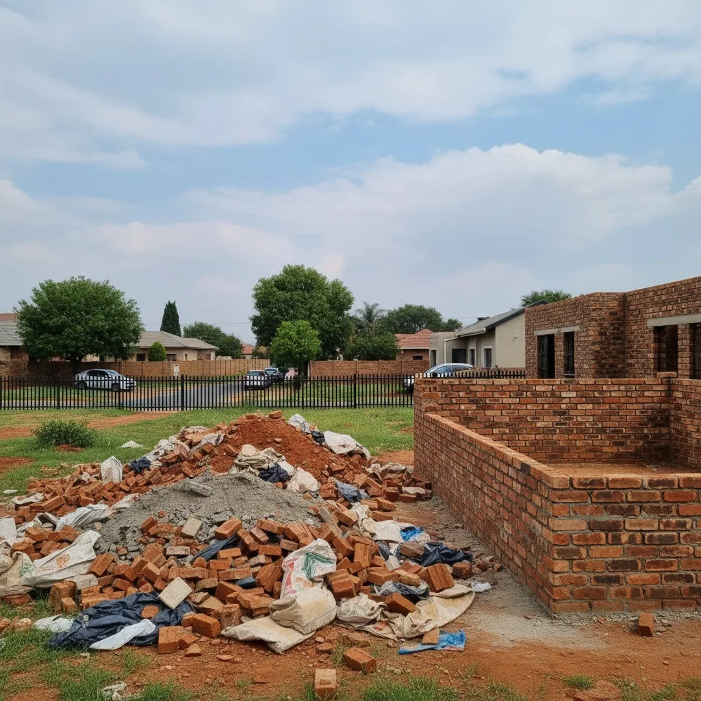 Rubble removal job in Roodepoort — recent project 2